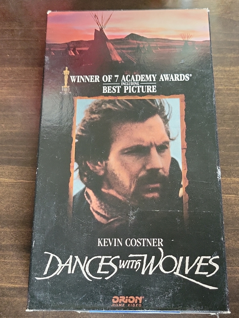Dances With Wolves (Black) - Kevin Costner VHS